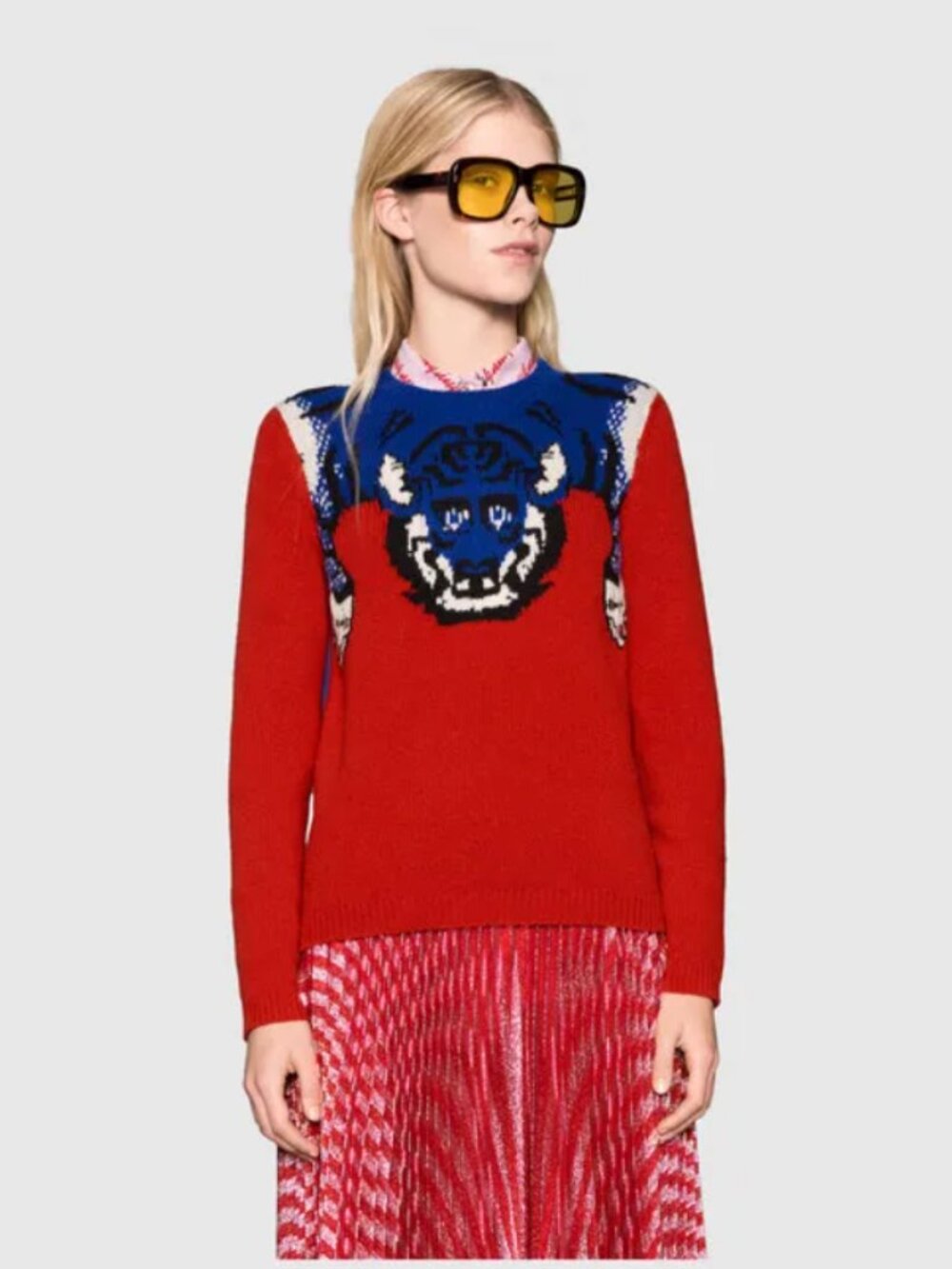 Gucci Tiger Knit Sweater